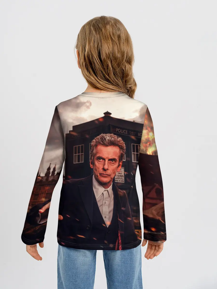 Детский лонгслив / Доктор Кто