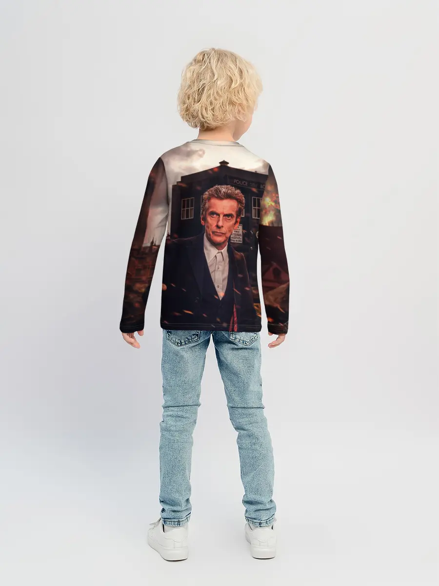 Детский лонгслив / Доктор Кто