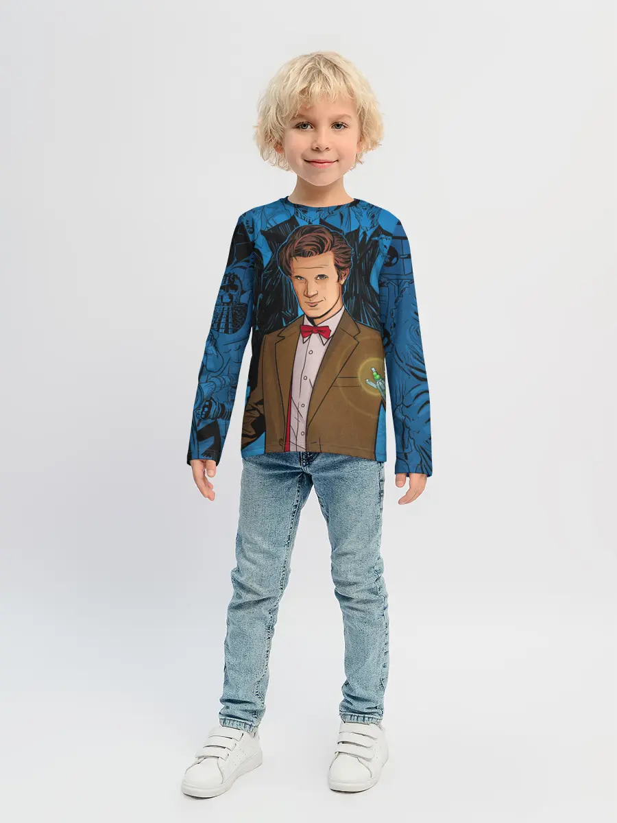 Детский лонгслив / Доктор Кто