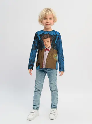 Детский лонгслив / Доктор Кто