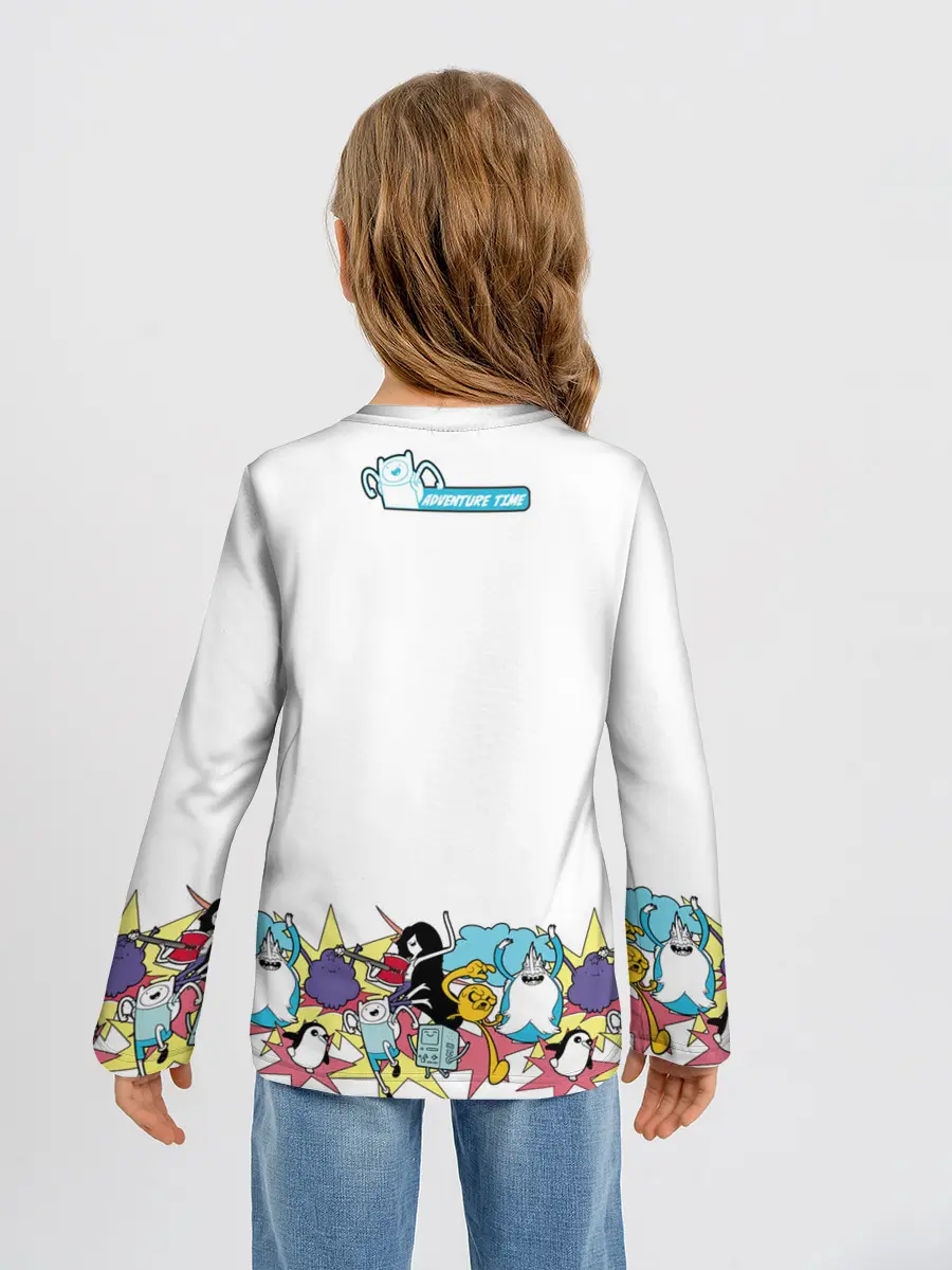 Детский лонгслив / Finn Adventure Time