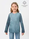 Детский лонгслив / Оттенки синего