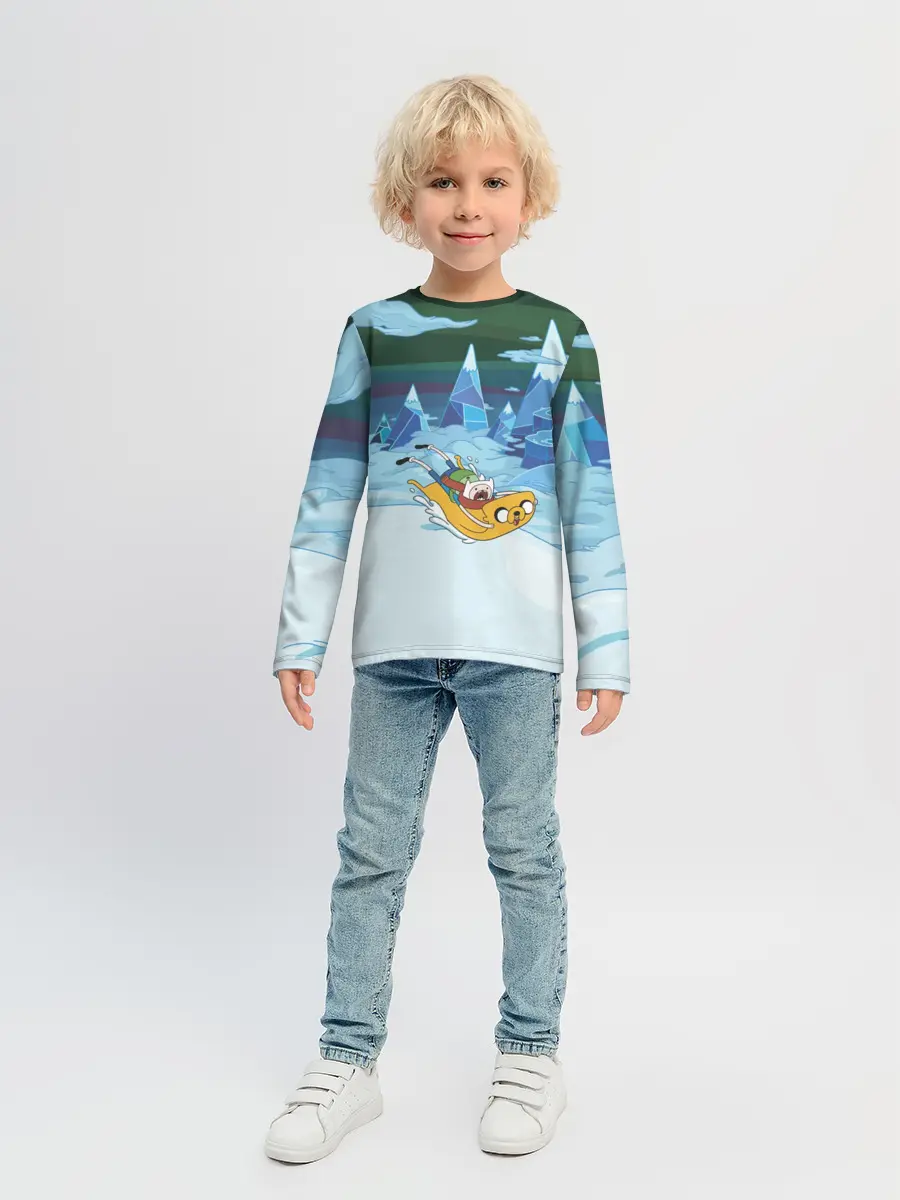 Детский лонгслив / Finn on Jake
