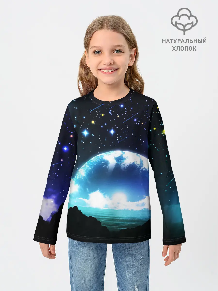 Детский лонгслив / ЛУНА