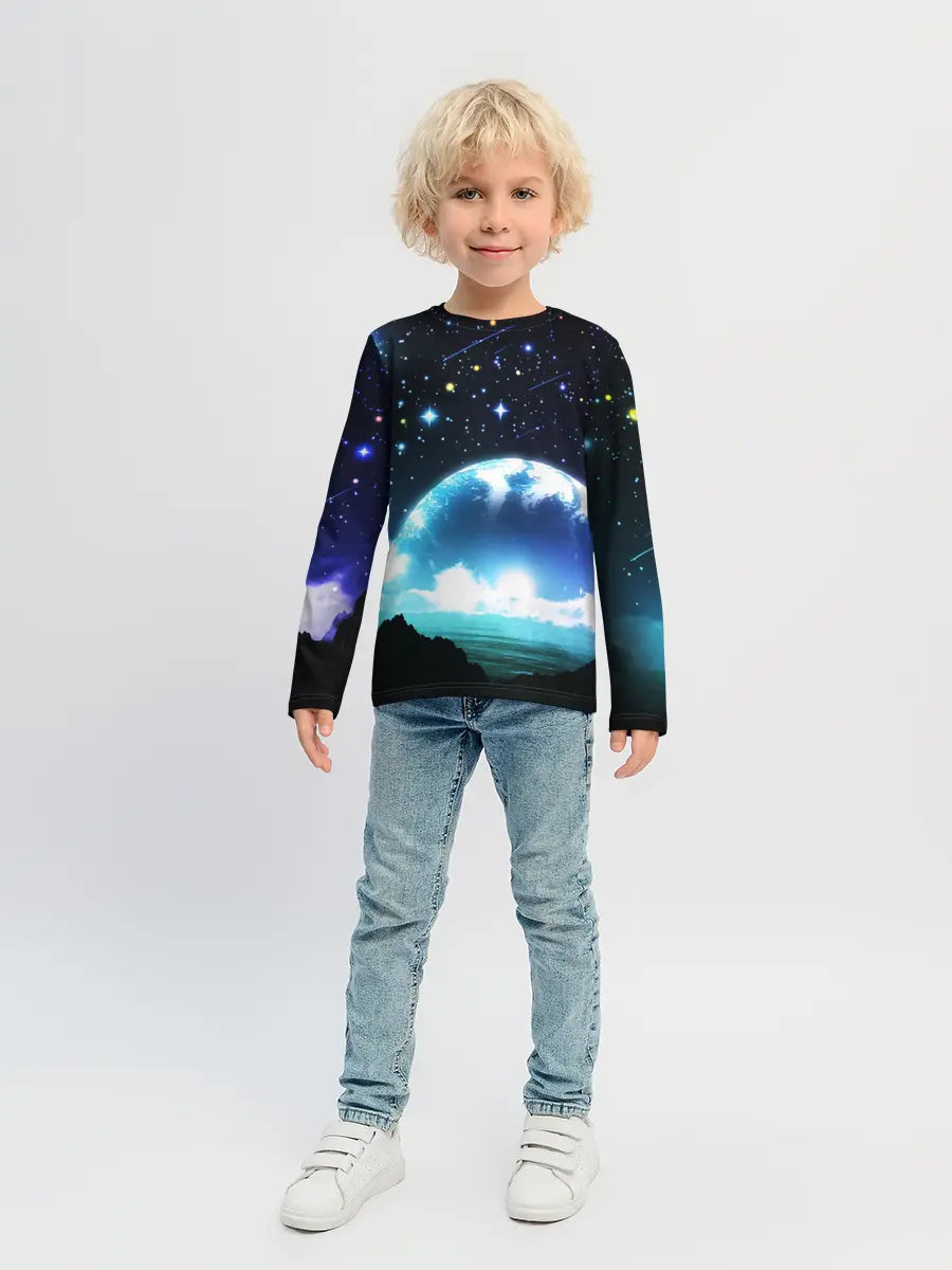 Детский лонгслив / ЛУНА