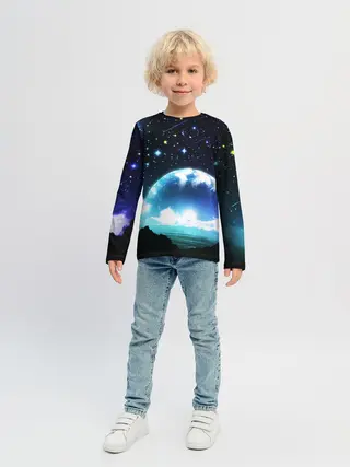 Детский лонгслив / ЛУНА
