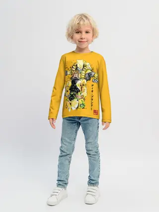 Детский лонгслив / За вардо на желтом
