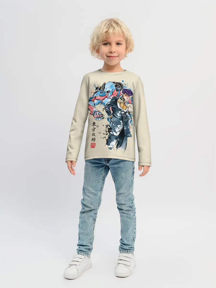 Детский лонгслив / Приключения ДжоДжо