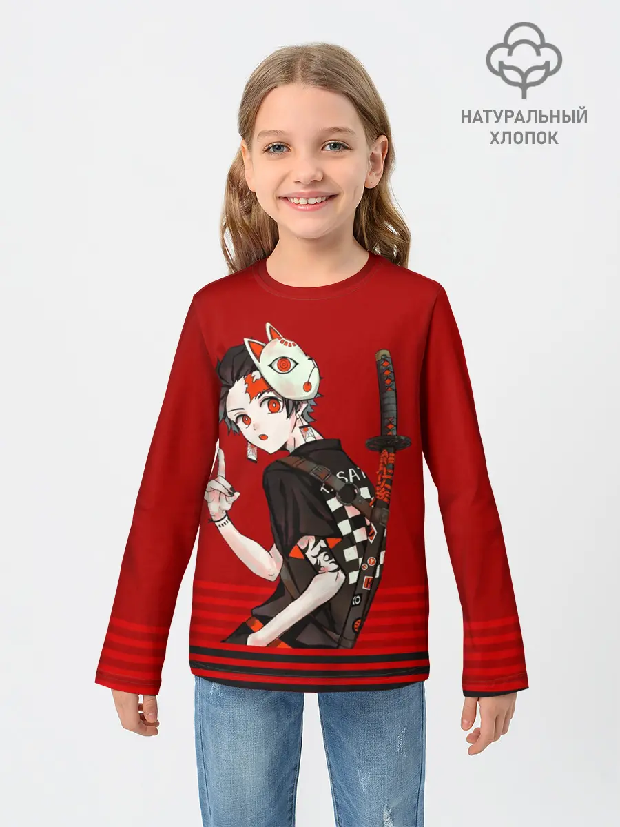 Детский лонгслив / Kimetsu no Yaiba