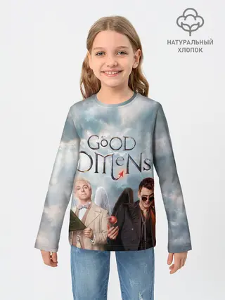 Детский лонгслив / Good Omens