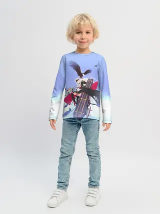 Детский лонгслив / Лазурный путь