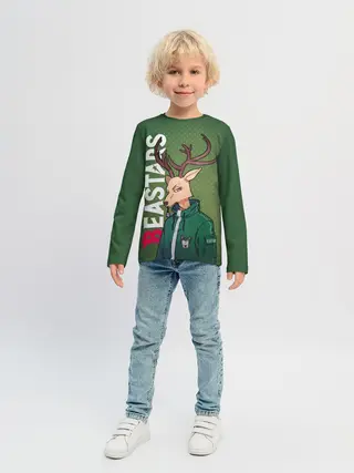 Детский лонгслив / Выдающиеся звери