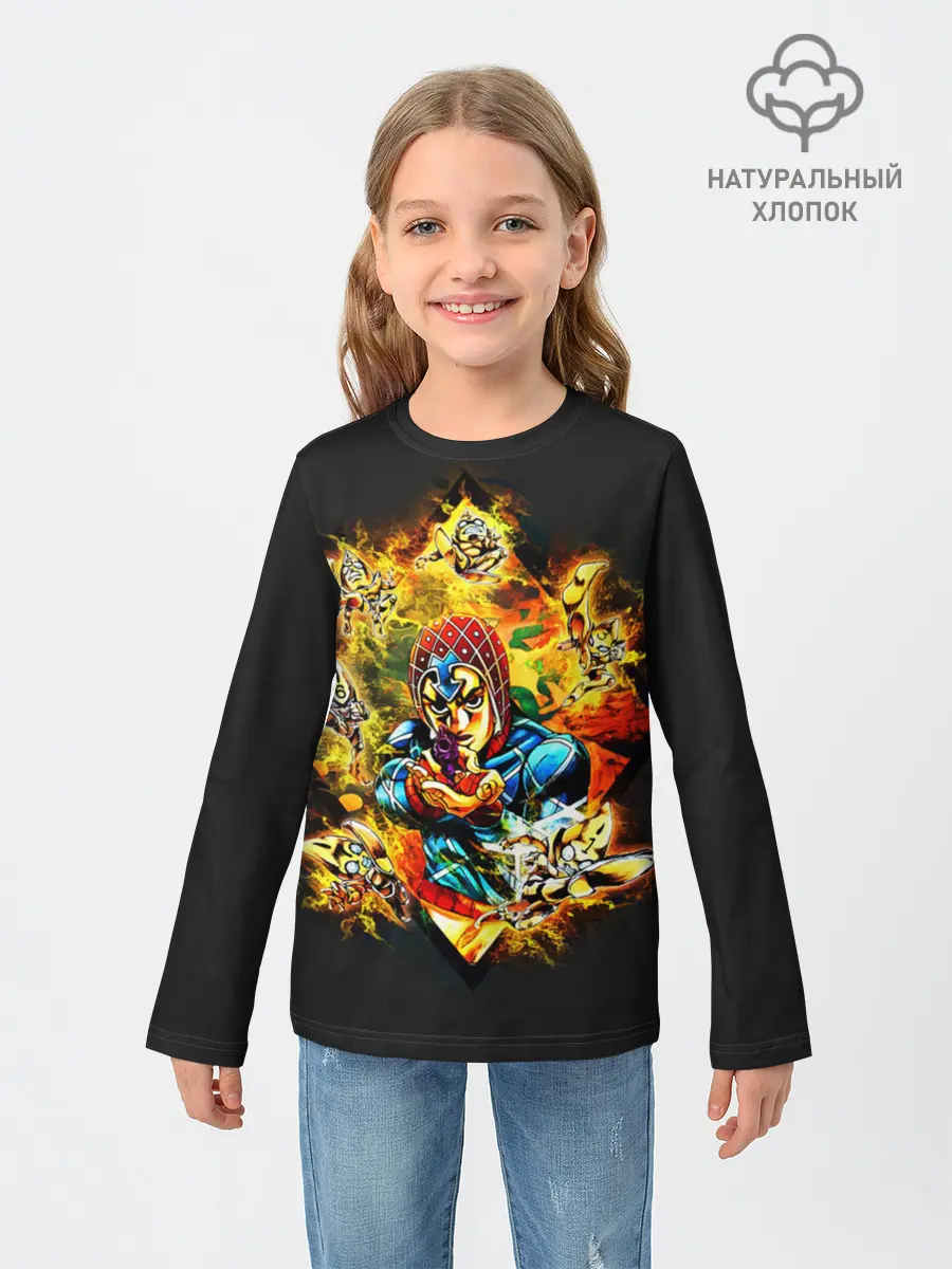 Детский лонгслив / JoJo Bizarre Adventure