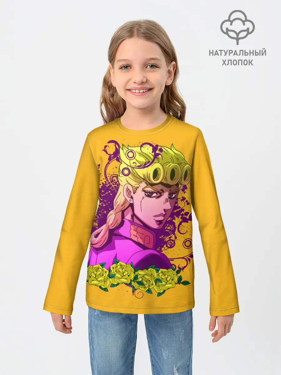 Детский лонгслив / JoJo Bizarre Adventure