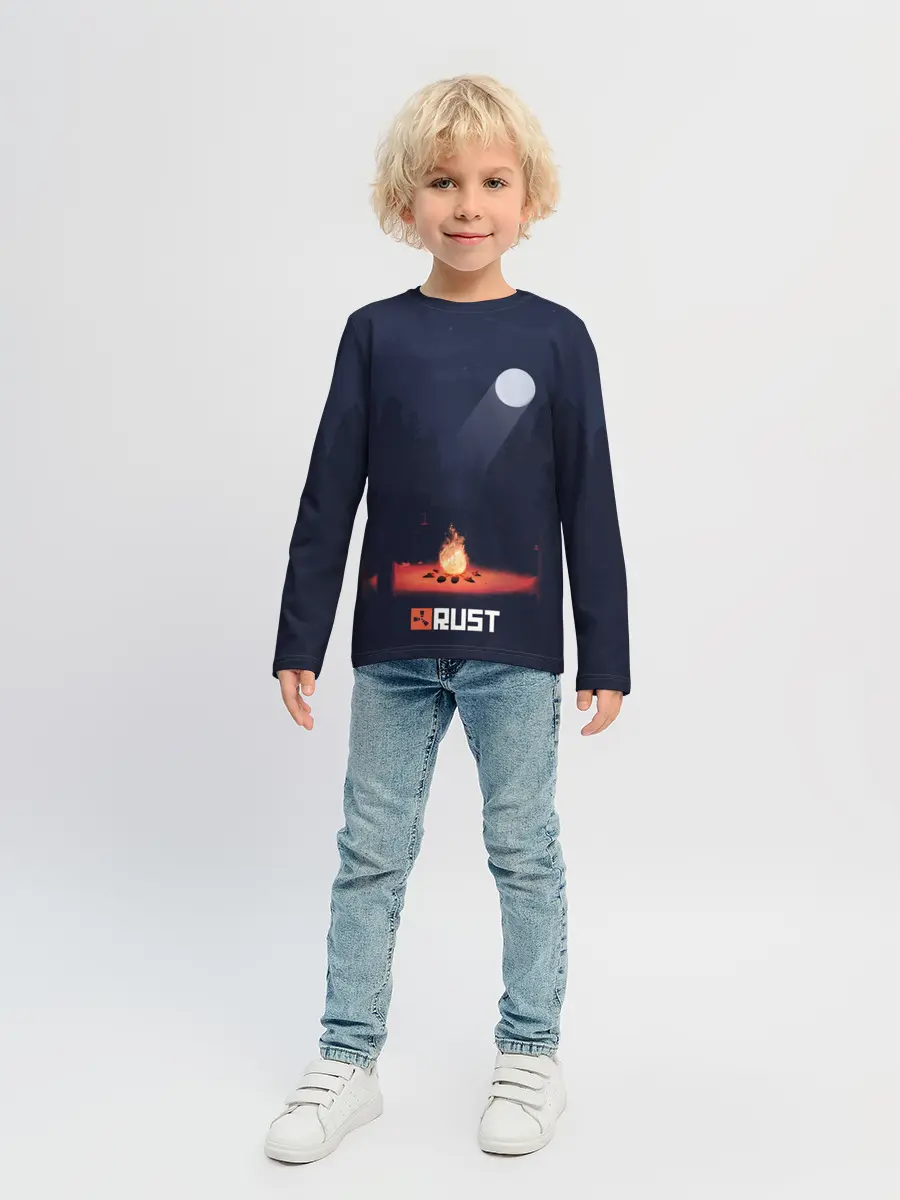 Детский лонгслив / Rust