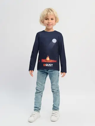 Детский лонгслив / Rust
