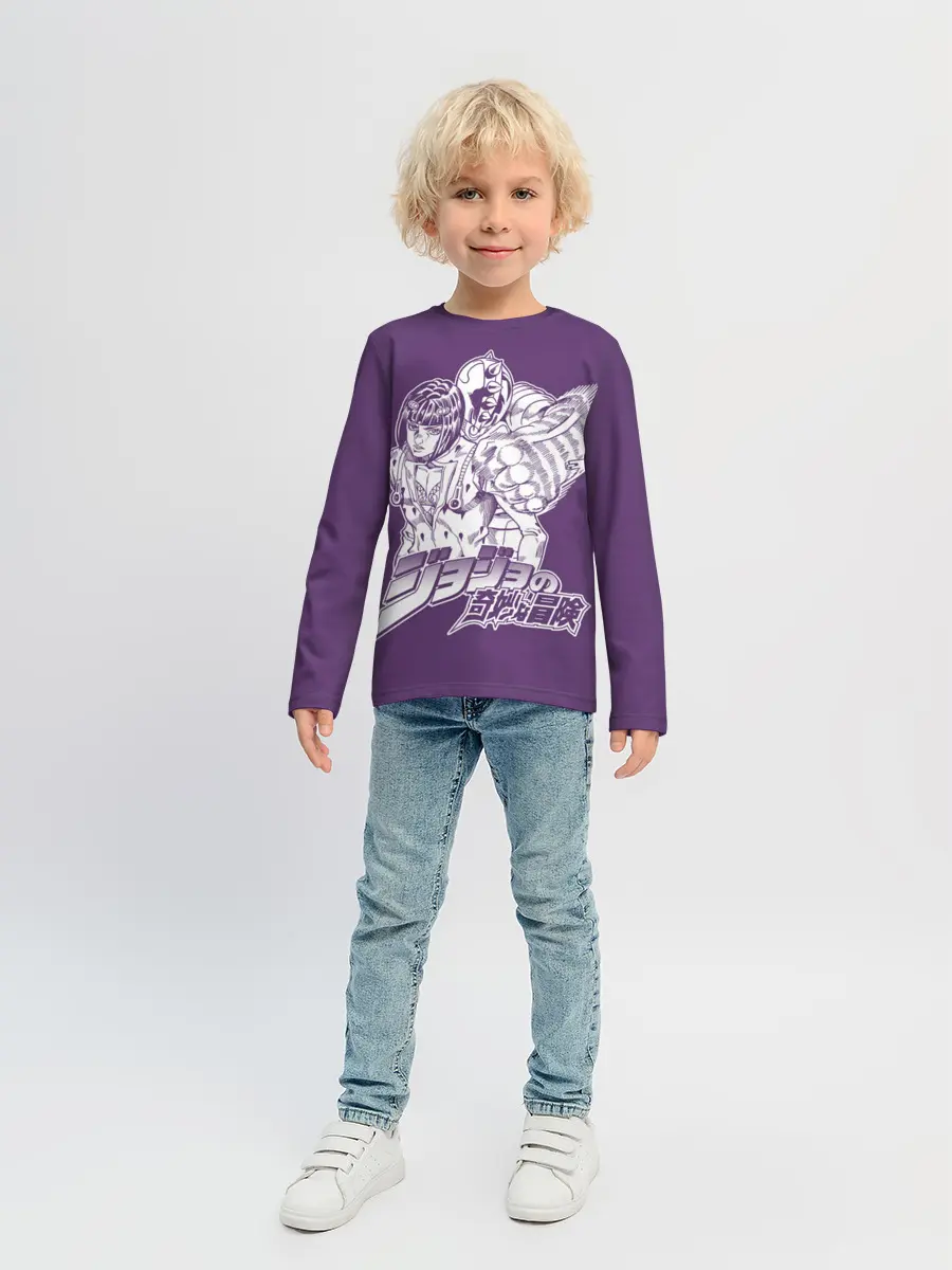 Детский лонгслив / JoJo Bizarre Adventure