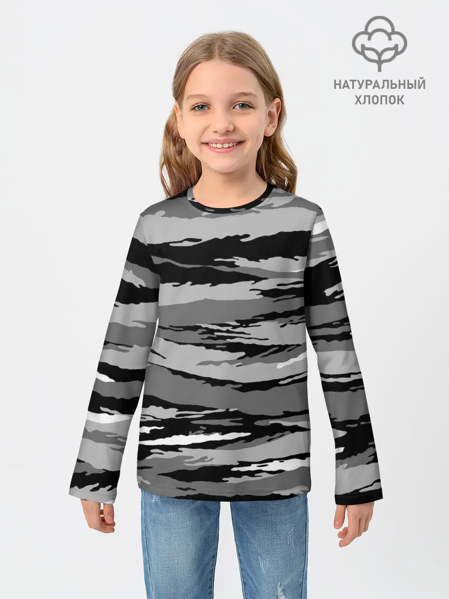 Детский лонгслив / ОМОН