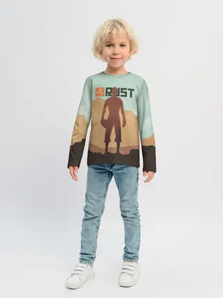 Детский лонгслив / Rust