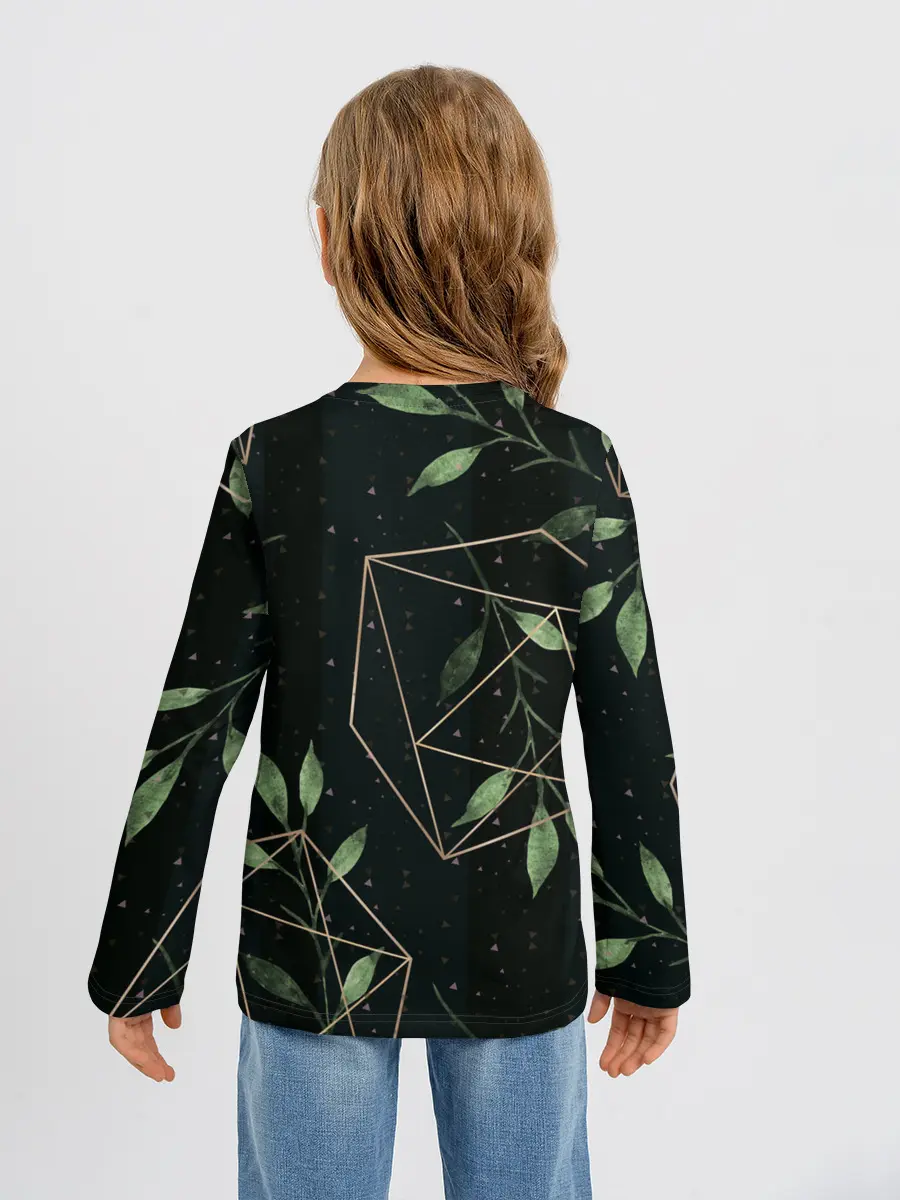 Детский лонгслив / Геометрия в природе