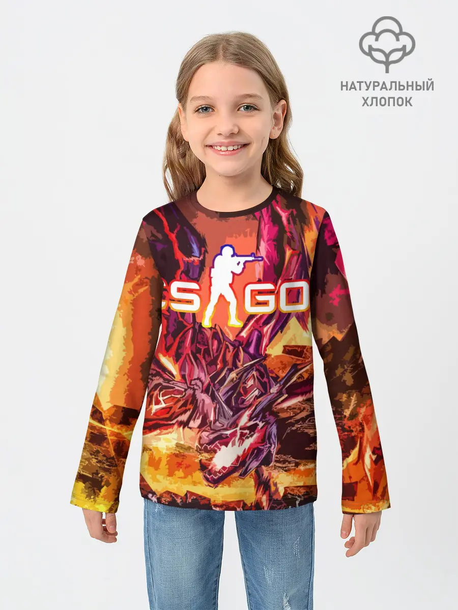 Детский лонгслив / CS GO