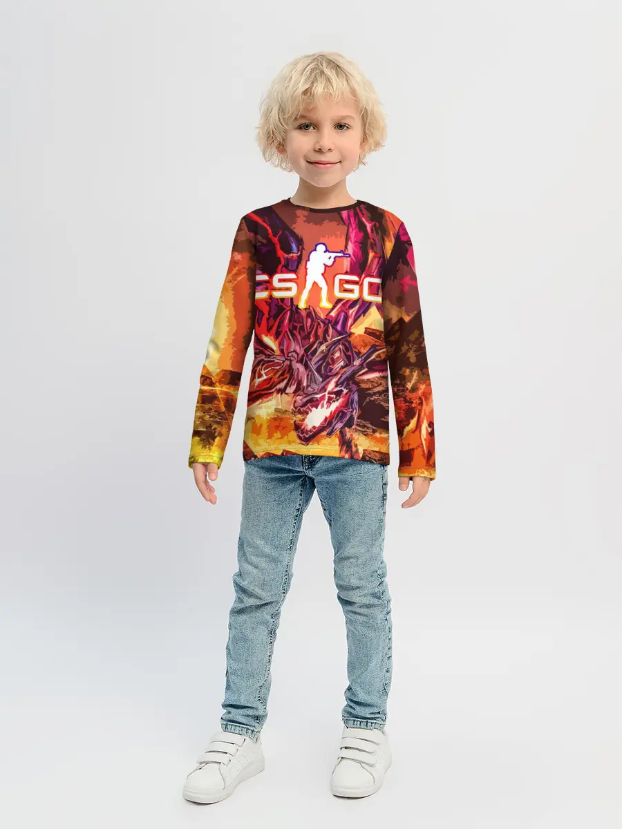 Детский лонгслив / CS GO