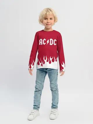 Детский лонгслив / AC DC