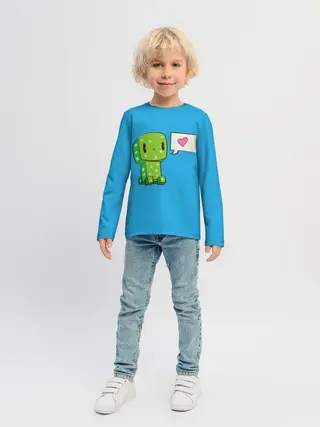 Детский лонгслив / MINECRAFT