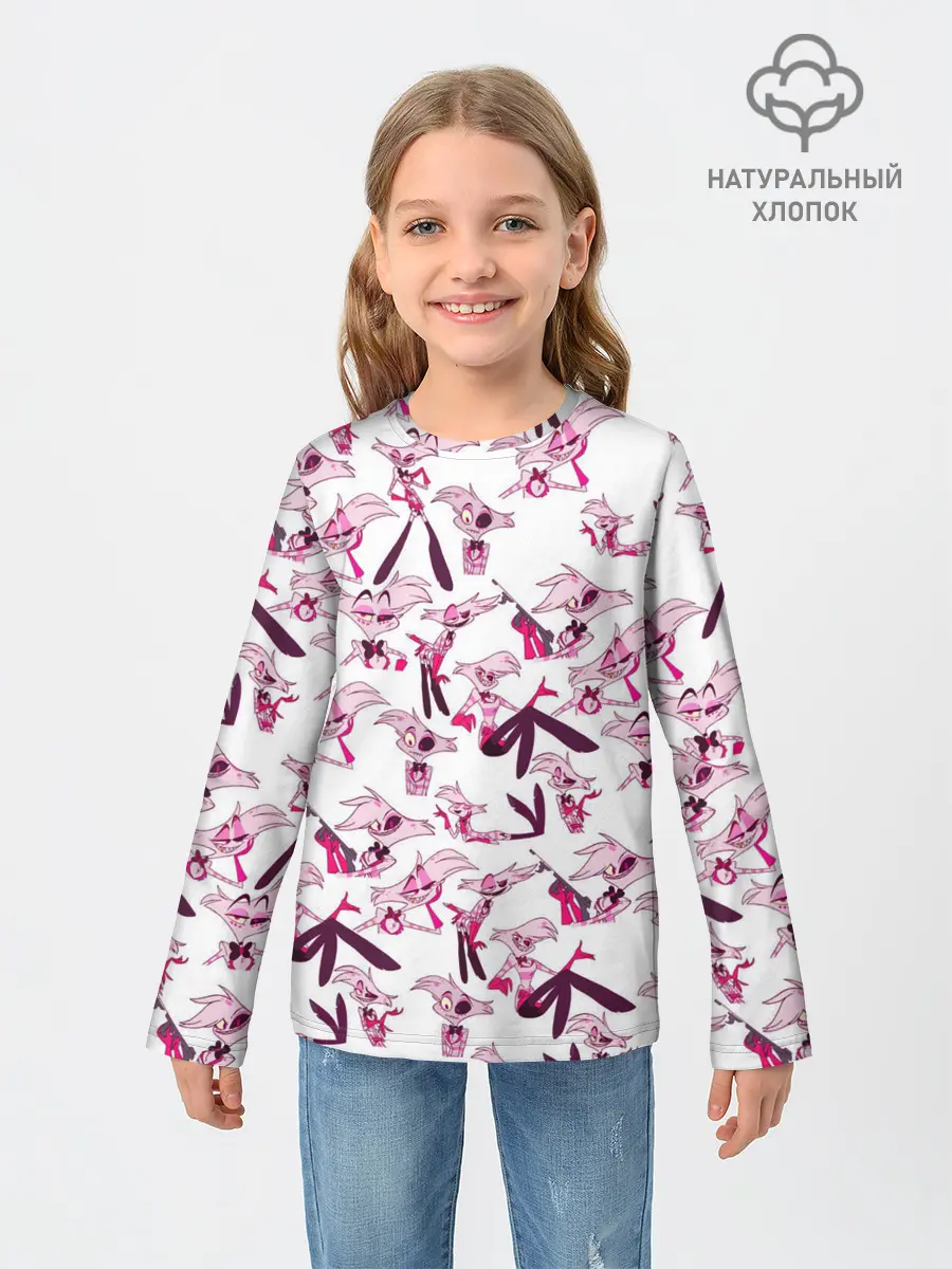 Детский лонгслив / Hazbin Hotel: Angel Dust