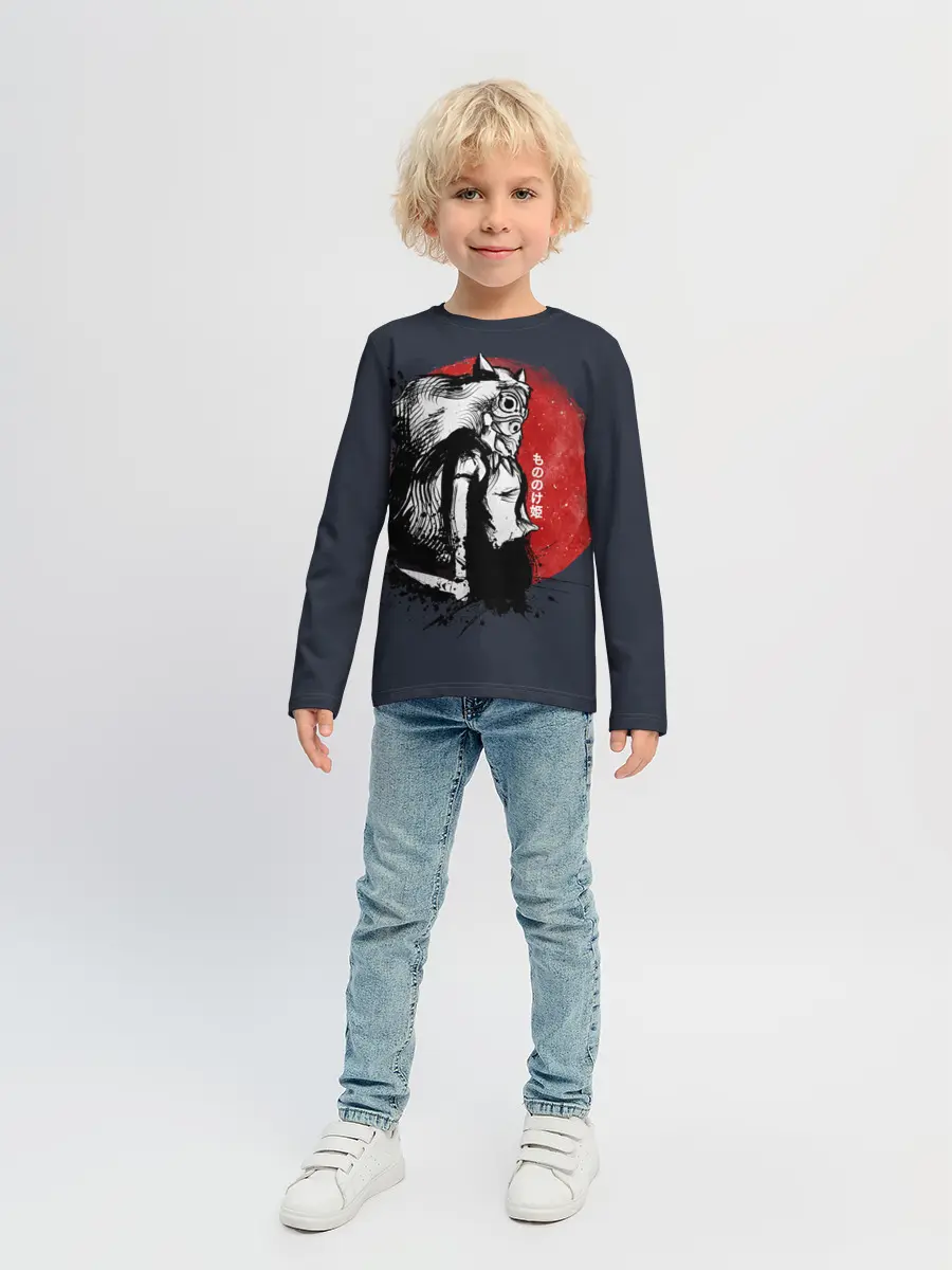 Детский лонгслив / Принцесса Мононоке