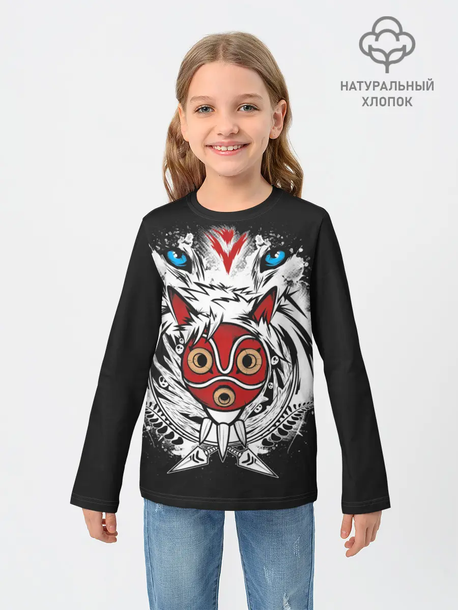 Детский лонгслив / Принцесса Мононоке