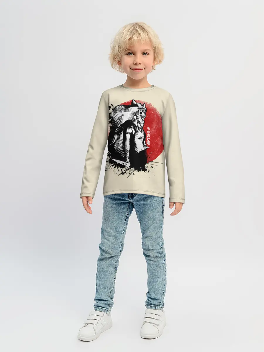 Детский лонгслив / Принцесса Мононоке