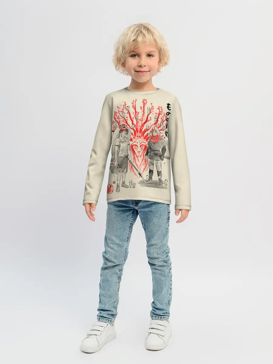 Детский лонгслив / Принцесса Мононоке