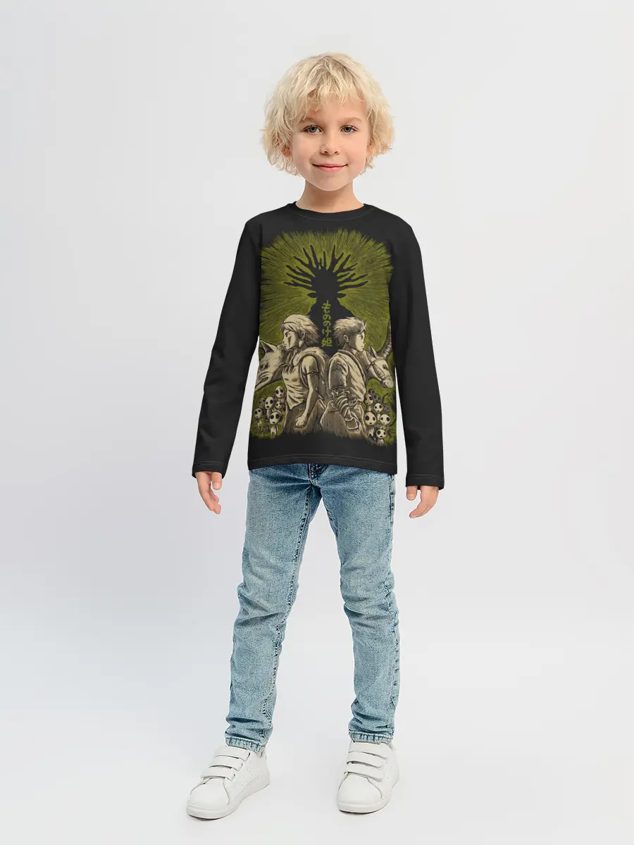 Детский лонгслив / Принцесса Мононоке