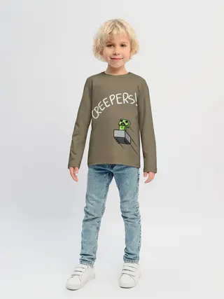 Детский лонгслив / MINECRAFT