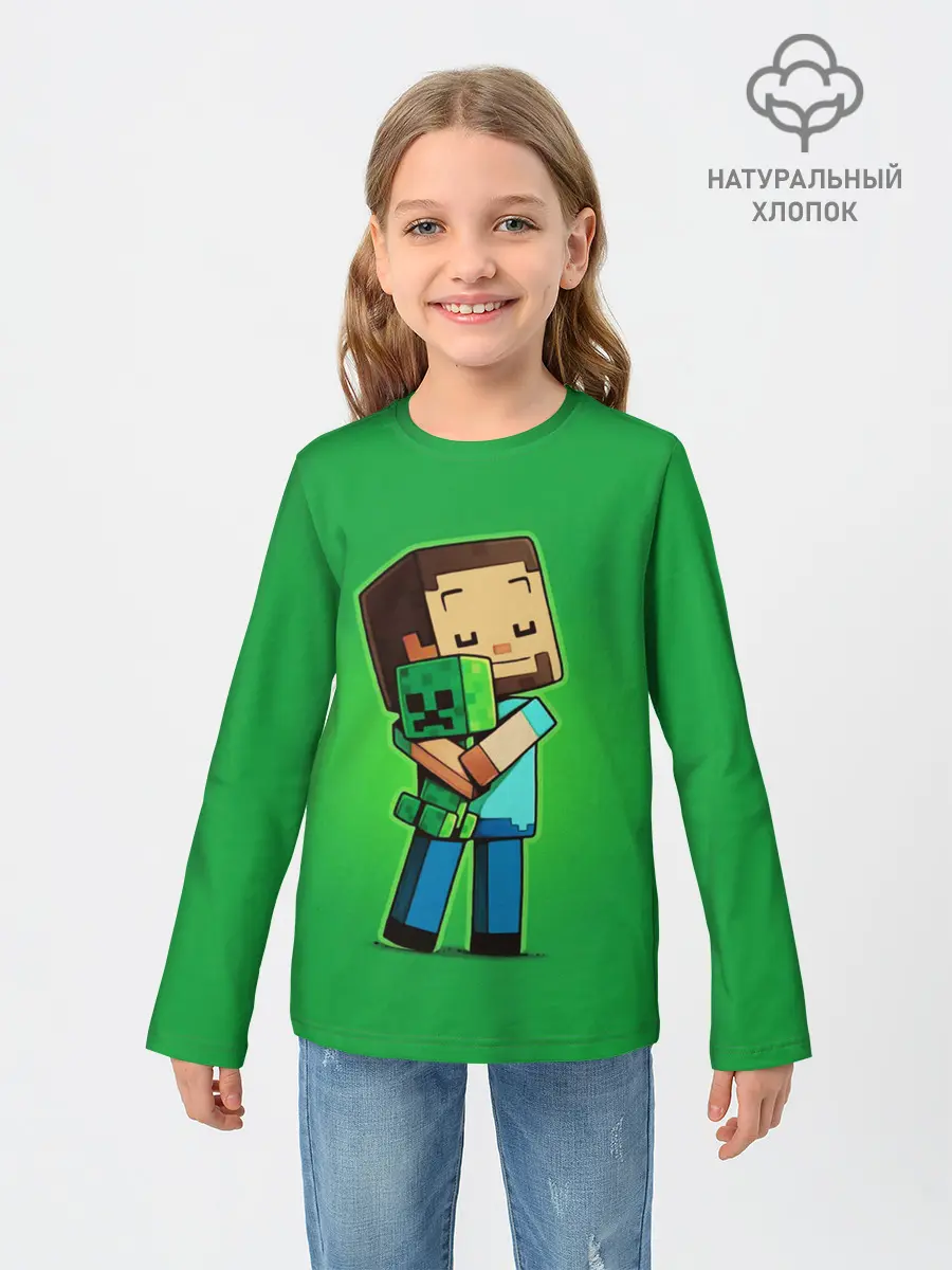 Детский лонгслив / MINECRAFT