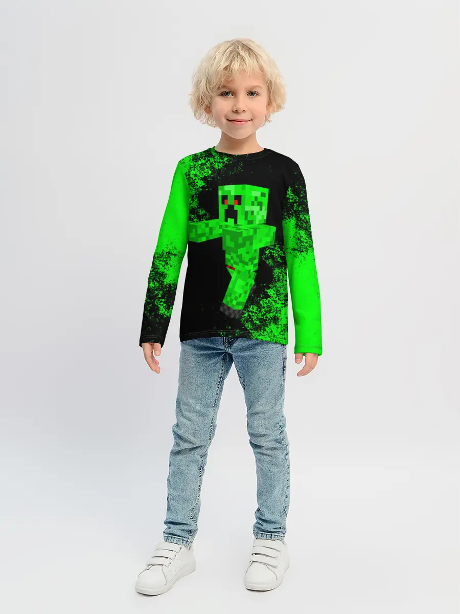Детский лонгслив / MINECRAFT