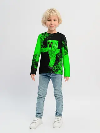 Детский лонгслив / MINECRAFT