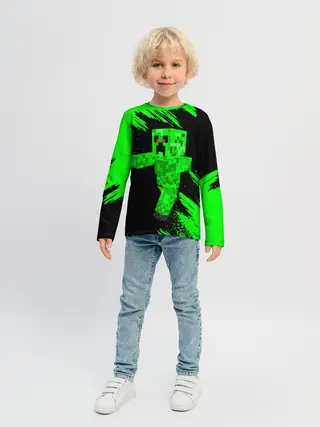 Детский лонгслив / MINECRAFT