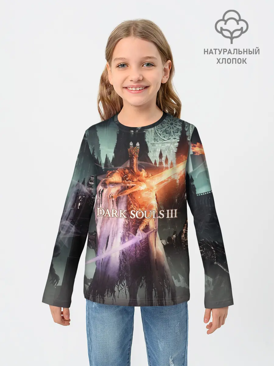 Детский лонгслив / Dark Souls 3 Pontiff Sulyvahn