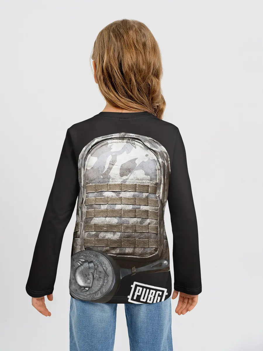 Детский лонгслив / PUBG снаряжение