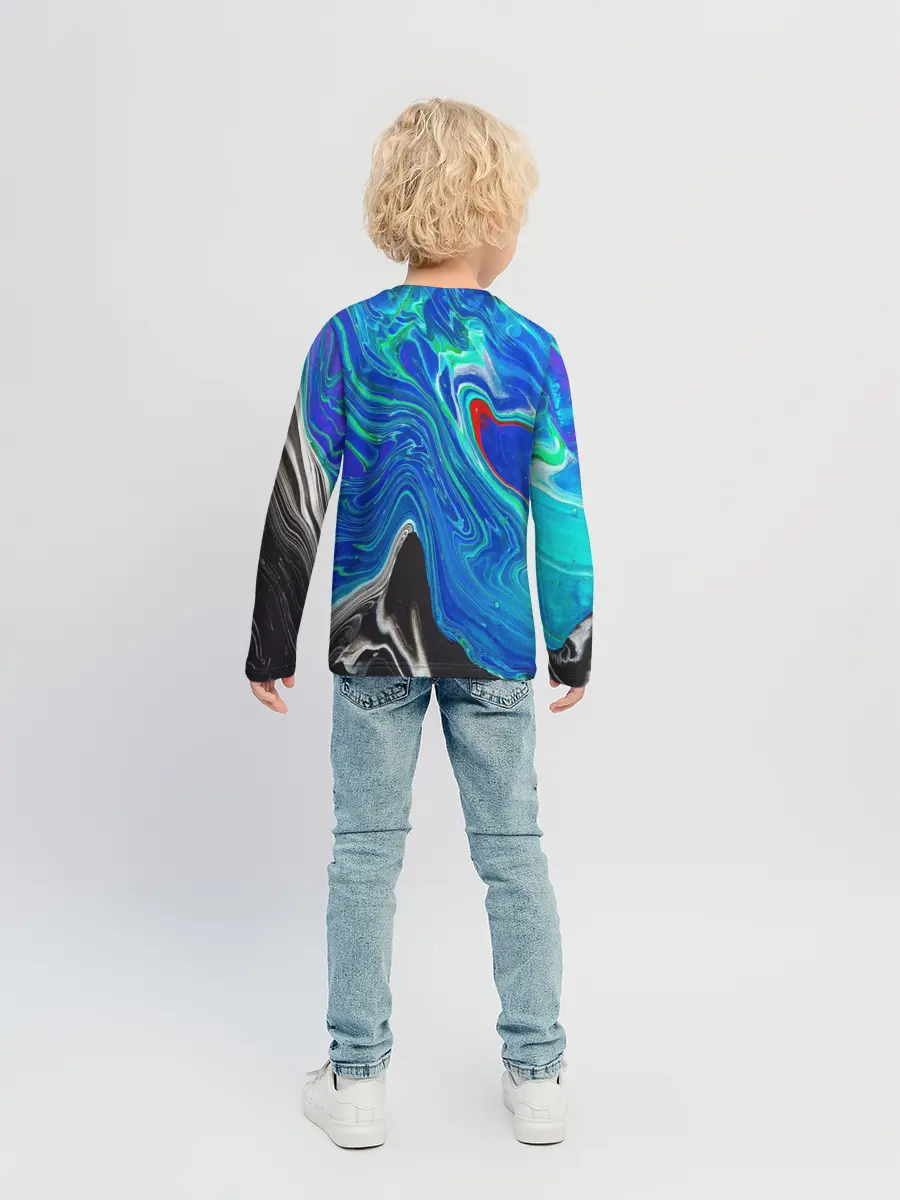 Детский лонгслив / КИСЛОТНЫЙ АКРИЛ
