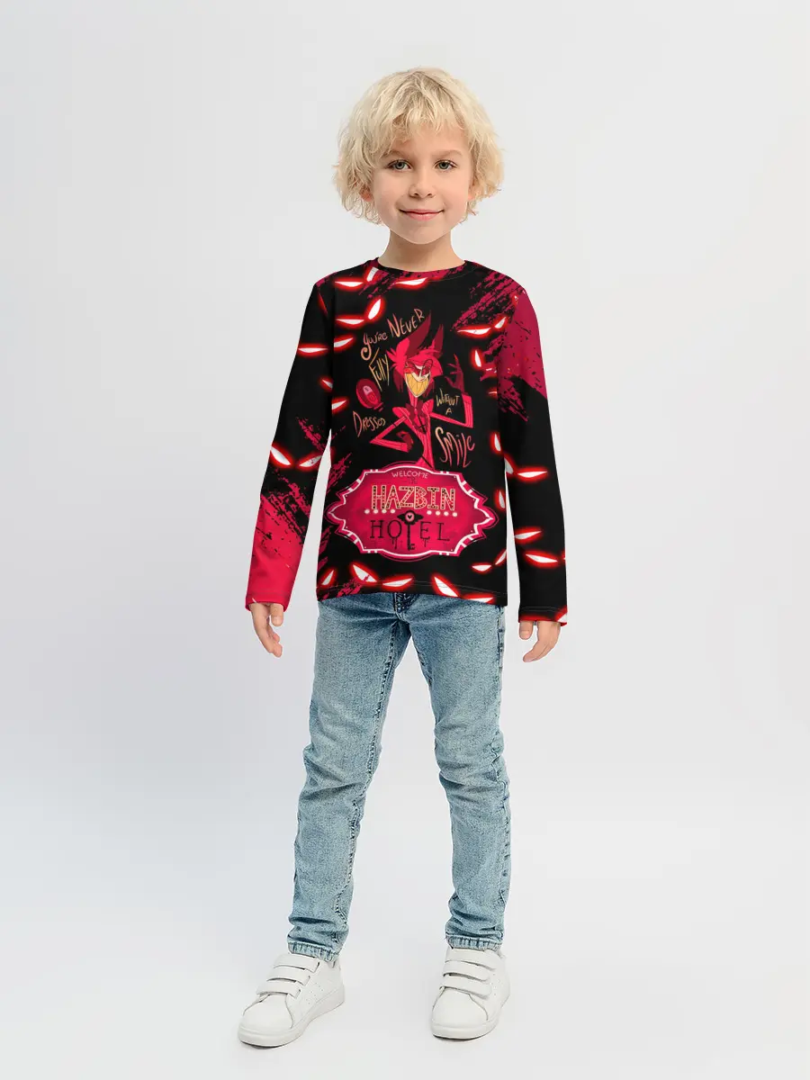 Детский лонгслив / HAZBIN HOTEL ALASTOR.