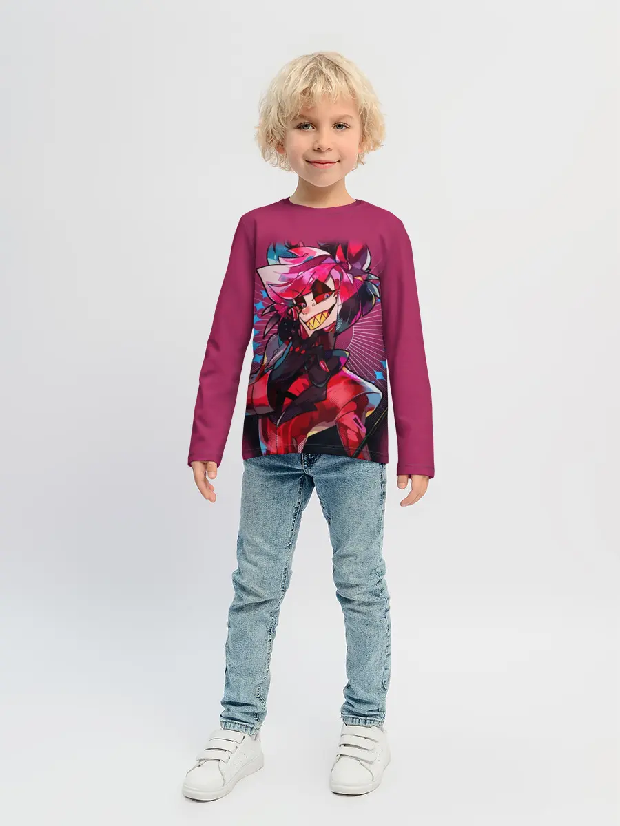 Детский лонгслив / Отель Хазбин
