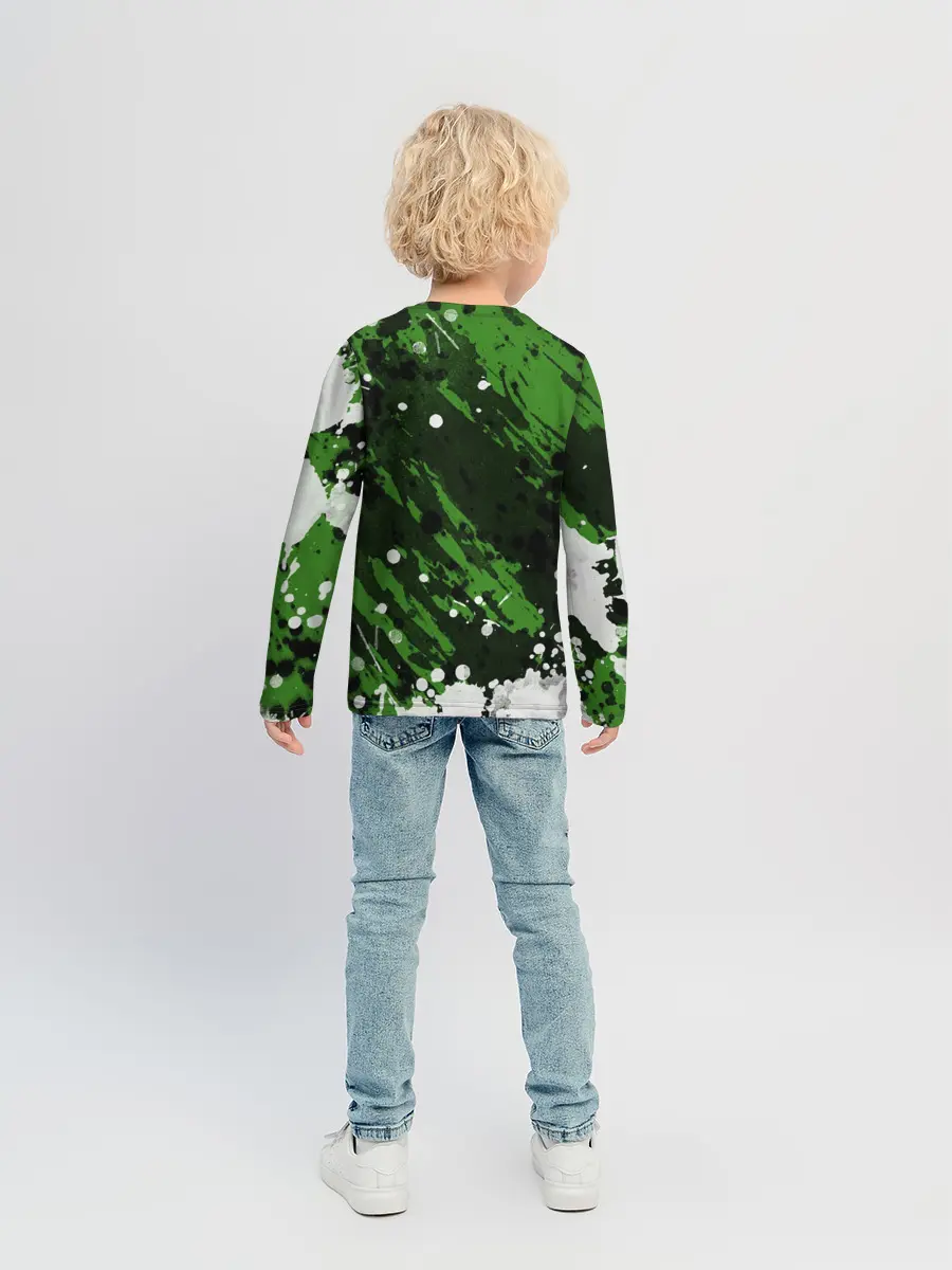 Детский лонгслив / Minecraft / Майнкрафт