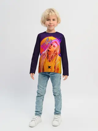 Детский лонгслив / Billie Eilish