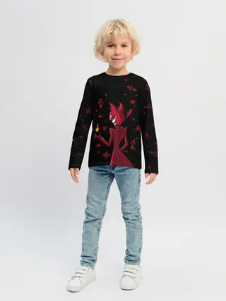 Детский лонгслив / Аластор Отель Хазбин