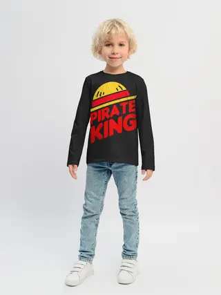Детский лонгслив / One Piece Pirate King