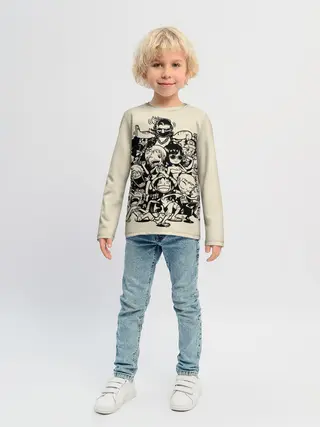 Детский лонгслив / герои One Piece