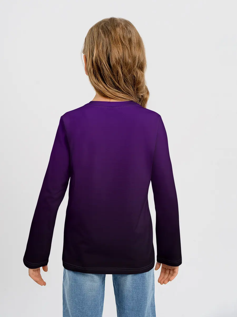 Детский лонгслив / Кошачий Инь - Янь